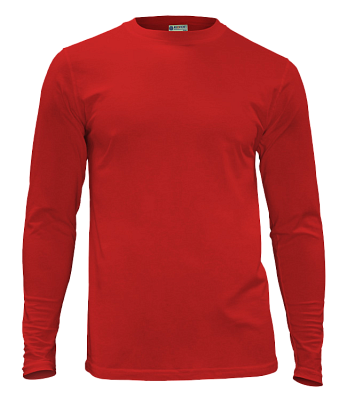 Футболки REDFORT Man  дл. рукав (Красный)