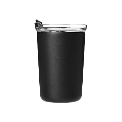 Термокружка вакуумная Страда, черная