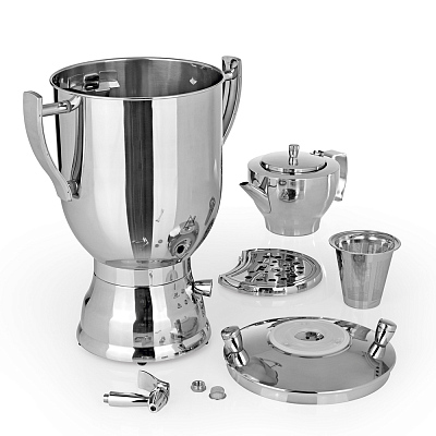 Самовар BEEM модель 3008C, 8 литров, серебристый