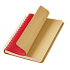 Ежедневник Виста (Vista) недатированный, красный/бежевый - Фото 2
