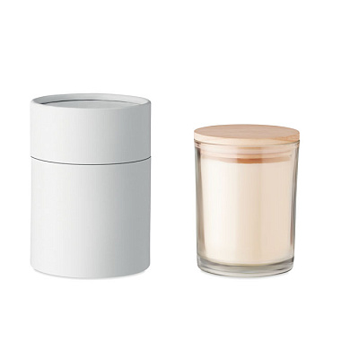 Свеча с ароматом ванили (Прозрачный)