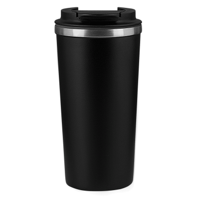 Термокружка вакуумная Палермо (Palermo), аква (Чёрный)