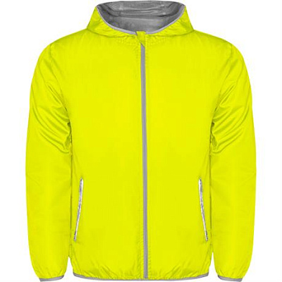 Куртка («ветровка») ANGELO унисекс, КОРОЛЕВСКИЙ СИНИЙ M (Флуоресцентный желтый)
