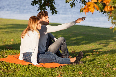 Плед для пикника Soft & Dry 2, оранжевый