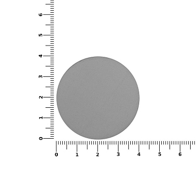 Наклейка тканевая Lunga Round, M, серая