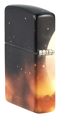 Зажигалка ZIPPO Mythological с покрытием Glow In The Dark Green, латунь/сталь, черная, 38x13x57 мм