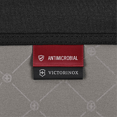 Несессер VICTORINOX Travel Essentials с крючком для подвешивания, чёрный, полиэстер, 27x11x22 см