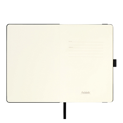 Ежедневник Альфа (Alpha) недатированный, черный/бежевый