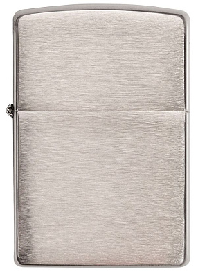 Зажигалка ZIPPO Armor™ c покрытием Brushed Chrome, латунь/сталь, серебристая, матовая, 38x13x57 мм (Серебристый)