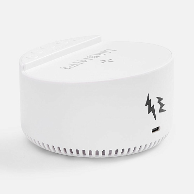Bluetooth-колонка с беспроводной зарядкой relaxTime, белая