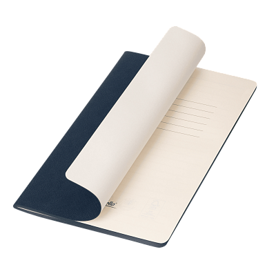 Блокнот Corsa slim, зеленый (Синий, бежевый)