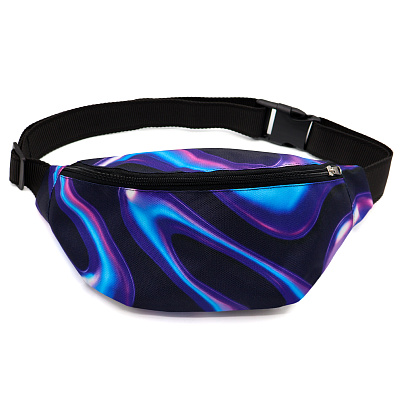 Поясная сумка СПОРТ с полноцветной печатью (Синий)