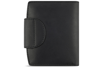 Бумажник KLONDIKE RUSH «Jenny», натуральная кожа в черном цвете, 11 х 12,5 х 2,5 см