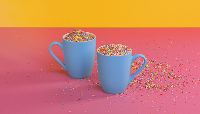 Кружка "Trend", покрытие soft touch, голубой