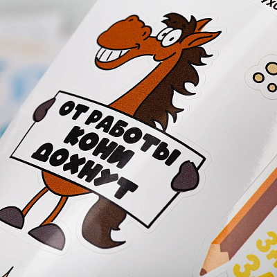 Наклейки ПВХ Sticker Pack на заказ, S