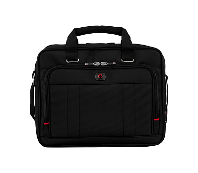 Портфель для ноутбука 16'' WENGER /серый, полиэстер, 43 x 9 x 31 см, 9 л (Черный)