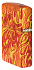 Зажигалка ZIPPO Fire с покрытием 540 Tumbled Brass, латунь/сталь, разноцветная, 38x13x57 мм - Фото 8