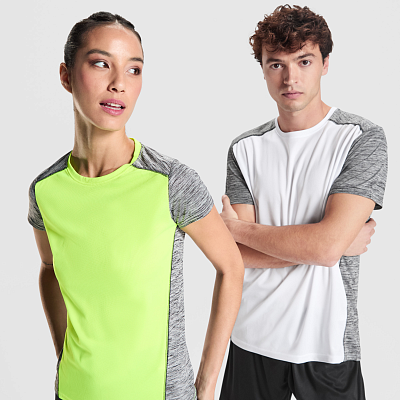 Спортивная футболка ZOLDER WOMAN женская, БЕЛЫЙ/ПЁСТРЫЙ ЧЕРНЫЙ S (Белый/Пёстрый черный)