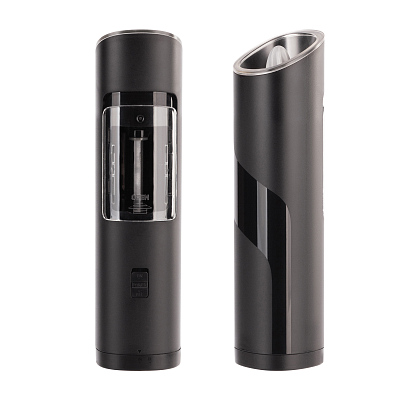 Гравитационная электрическая мельница "Модерн" для специй, черный