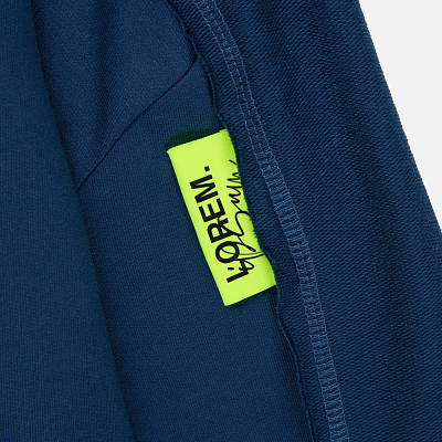 Лейбл тканевый Epsilon, L, желтый неон