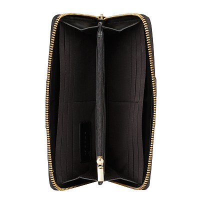 Кошелёк Cross Kelly Wall Black, кожа наппа, гладкая, цвет чёрный, 19,5 x 10,2 x 2 см