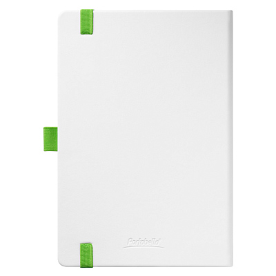 Ежедневник Arctic недатированный, белый/зеленый