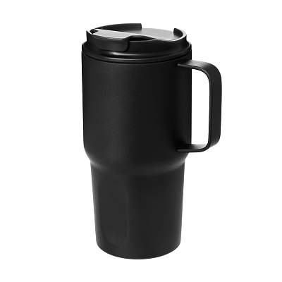 Термокружка вакуумная Авентура (Aventura), черная