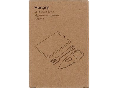 Мультиинструмент с ножом и вилкой Hungry