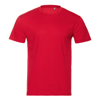 Футболка унисекс хлопок 150, 52 (Красный)