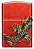 Зажигалка ZIPPO Dragon Design с покрытием 540 Tumbled Brass, латунь/сталь, разноцветная, 38x13x57 мм - Фото 9