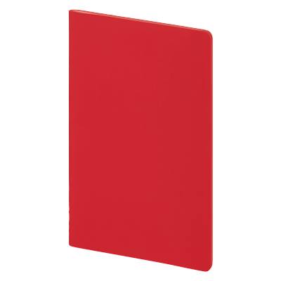 Блокнот Alpha slim, красный
