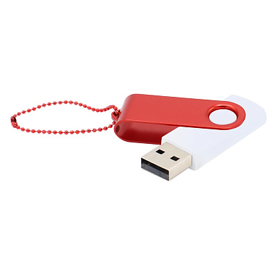 Флешка Designer To Go 2.0 USB 16Gb  (Белый/красный)