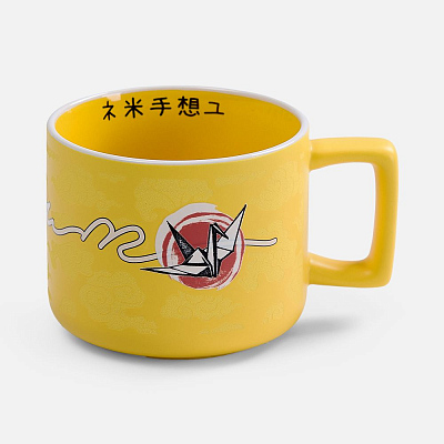 Чашка Fusion, ver.2, желтая