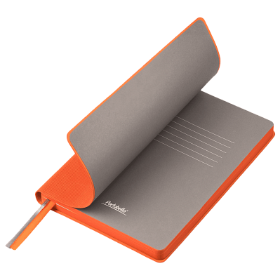 Ежедневник Rain недатированный, оранжевый (Оранжевый, серый)