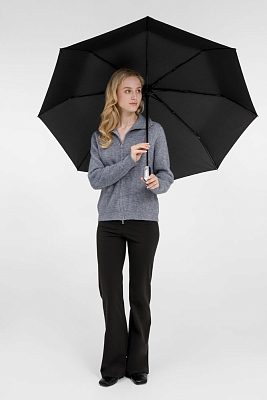 Зонт складной Fiber, темно-синий