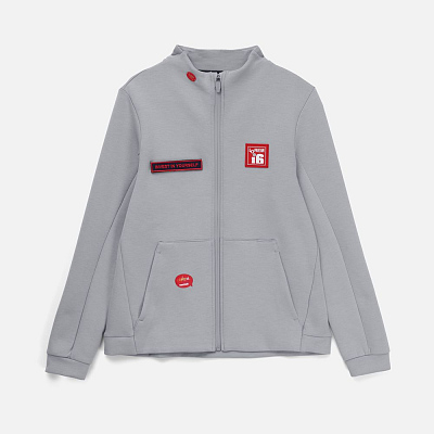 Лейбл из ПВХ Dzeta, L, красный