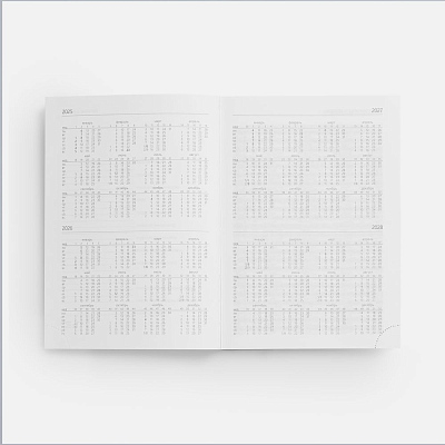 Ежедневник Prizma, недатированный, оранжевый