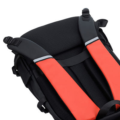 Рюкзак спортивный TORBER Xtreme 18", оранжевый/чёрный, 31 х 12 х 46 см, 17л