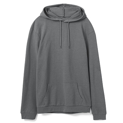 Толстовка с капюшоном унисекс Hoodie, серая (стальная)