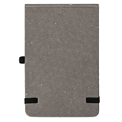 Блокнот MEMO, размер 90х140 мм, серый, блок в клетку