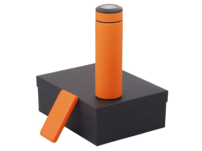 Подарочный набор COLOR IT c термокружкой и повербанком (Оранжевый)