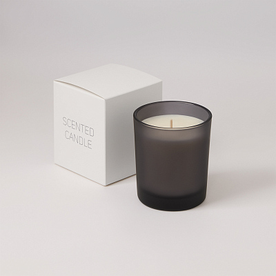 Ароматическая свеча Энигма (Enigma), серая