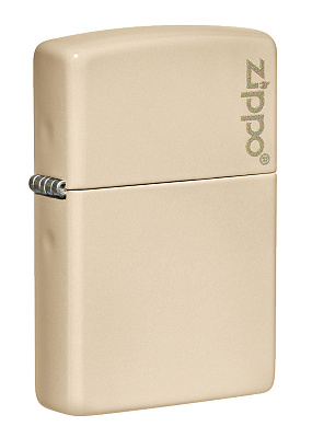 Зажигалка ZIPPO Classic с покрытием Flat Sand, латунь/сталь, бежевая, глянцевая, 38x13x57 мм (Бежевый)