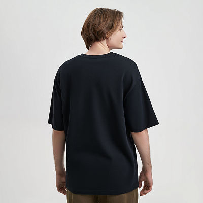 Футболка унисекс премиум AURA, черный