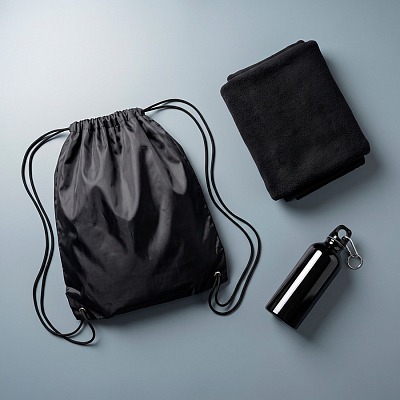 Набор подарочный WALK: рюкзак, бутылка для воды, плед
