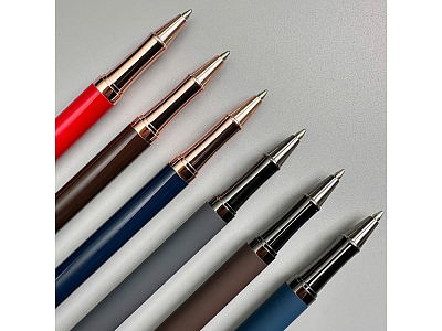 Ручка металлическая шариковая Venezia Pragmatico софт-тач