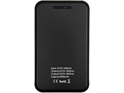Портативное зарядное устройство Солар, 6000 mAh