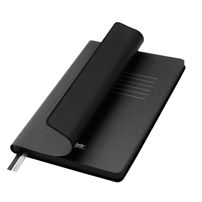 Ежедневник Moon river недатированный, черный (Черный, бежевый)