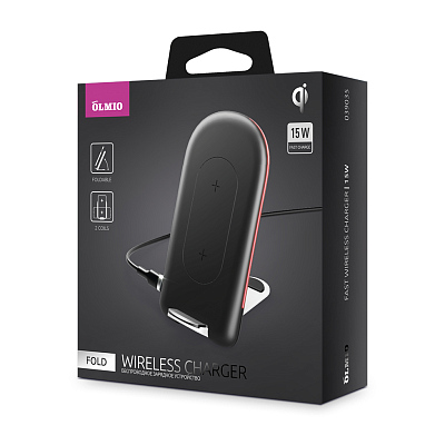 Беспроводное ЗУ Olmio FOLD 15W Fast Charge