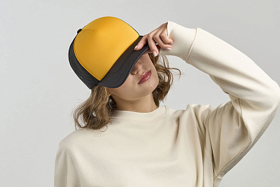 Бейсболка RAPPER-S, 5 клиньев, пластиковая застёжка